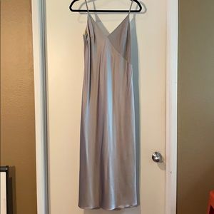 Lesyanebo reversible satin midi dress